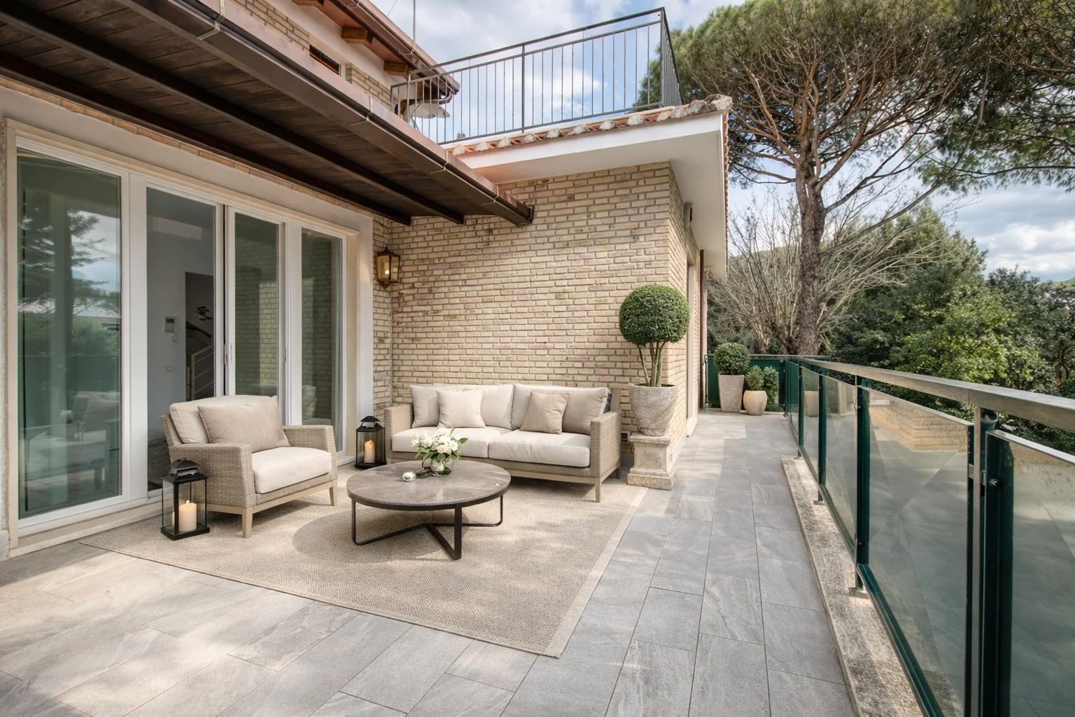 FREGENE CENTRO RIFINITISSIMA VILLA CON GIARDINO E TERRAZZI RIF. V/60 — foto 7