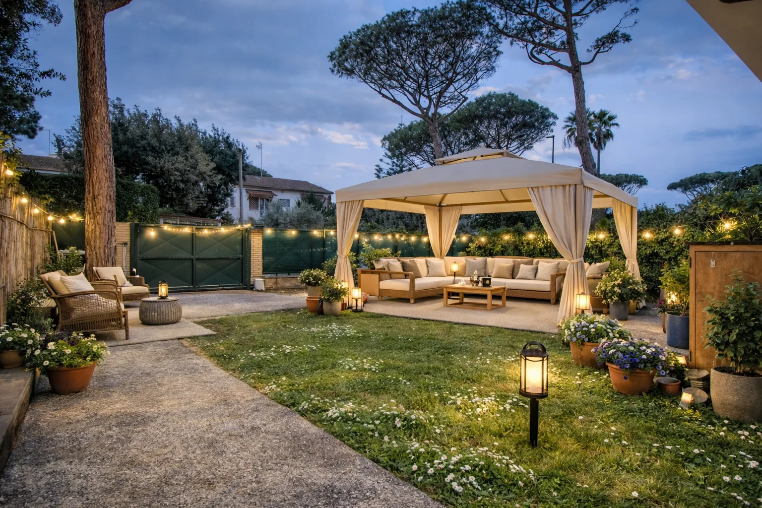 FREGENE CENTRO RIFINITISSIMA VILLA CON GIARDINO E TERRAZZI RIF. V/60 — foto 30